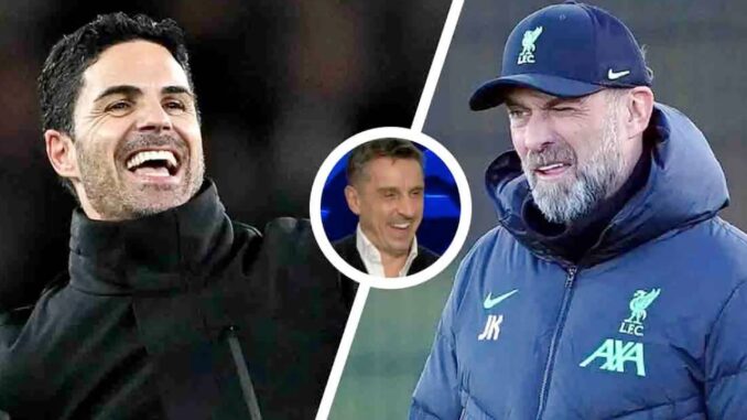 neville klopp arteta